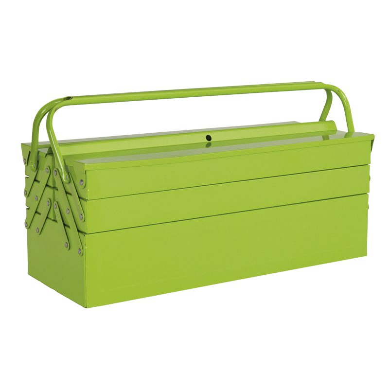 Cantilever Toolbox 4 Tray 530mm Hi-Vis Green | Pipe Manufacturers Ltd..