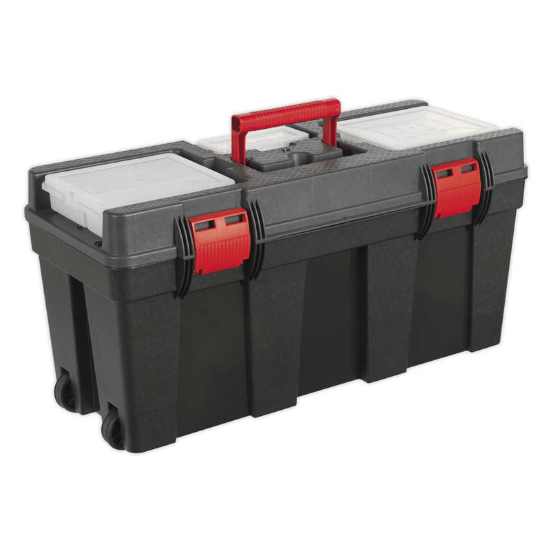 Toolbox 650mm with Tote Tray & Wheels | Pipe Manufacturers Ltd..