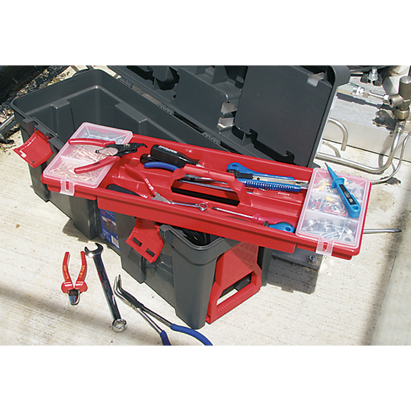 Toolbox 650mm with Tote Tray & Wheels | Pipe Manufacturers Ltd..