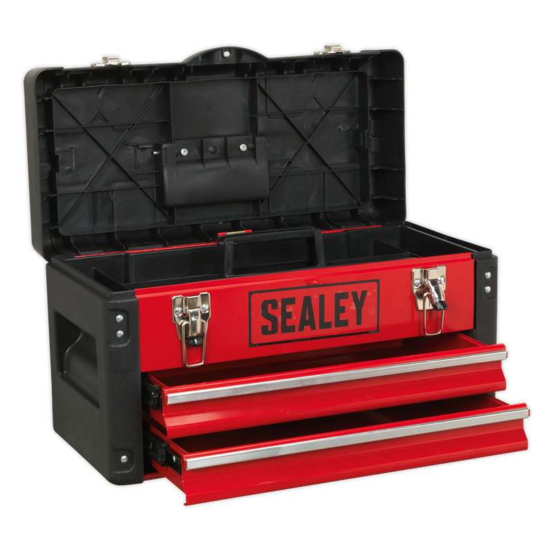 Toolbox with 2 Drawers 500mm | Pipe Manufacturers Ltd..