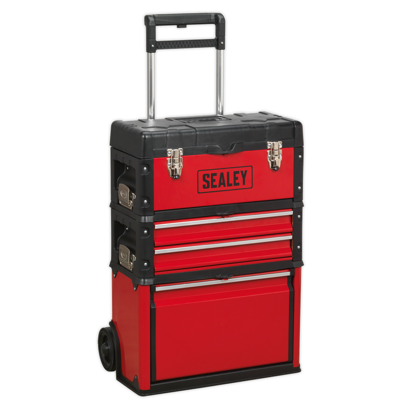 Mobile Steel/Composite Toolbox - 3 Compartment | Pipe Manufacturers Ltd..