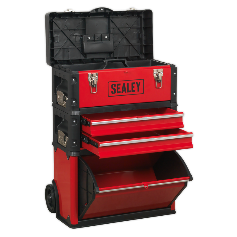 Mobile Steel/Composite Toolbox - 3 Compartment | Pipe Manufacturers Ltd..