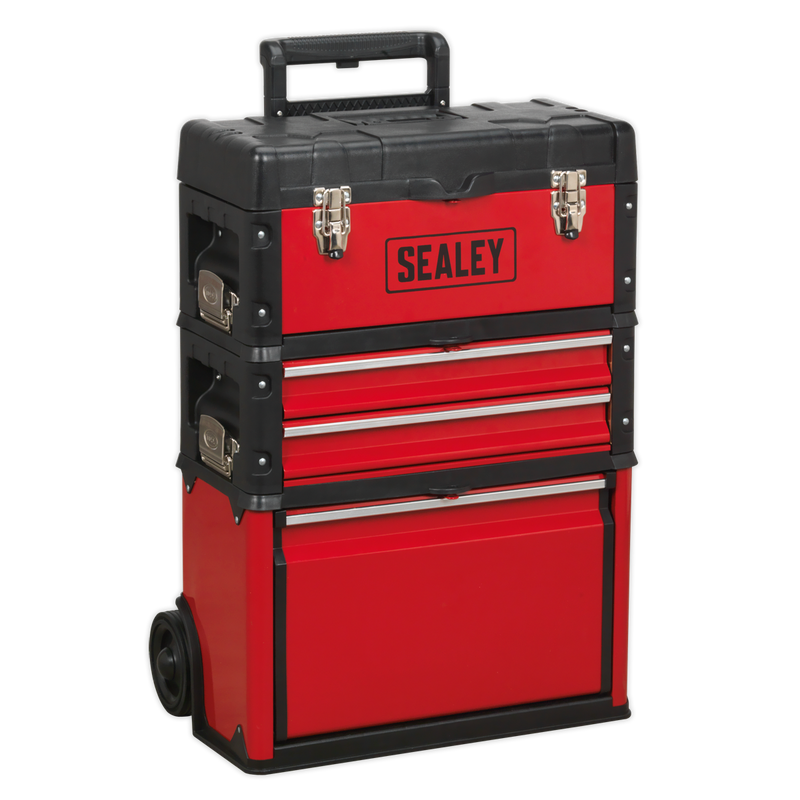 Mobile Steel/Composite Toolbox - 3 Compartment | Pipe Manufacturers Ltd..