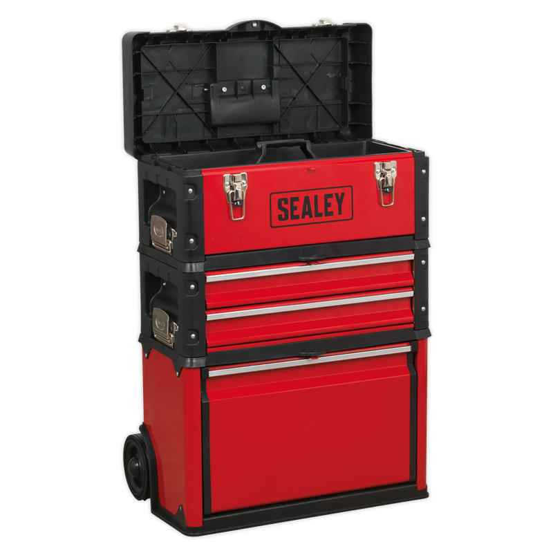 Mobile Steel/Composite Toolbox - 3 Compartment | Pipe Manufacturers Ltd..