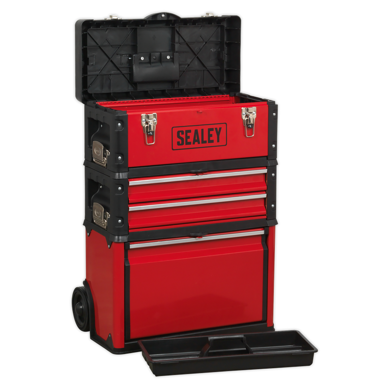 Mobile Steel/Composite Toolbox - 3 Compartment | Pipe Manufacturers Ltd..