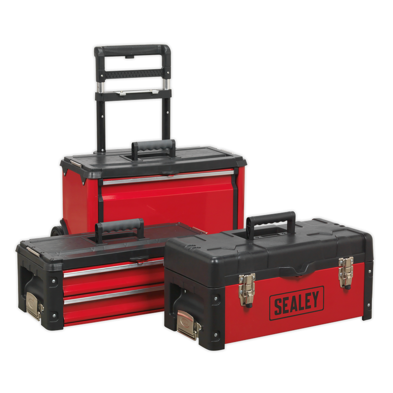 Mobile Steel/Composite Toolbox - 3 Compartment | Pipe Manufacturers Ltd..