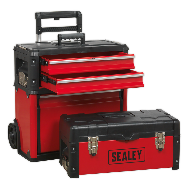 Mobile Steel/Composite Toolbox - 3 Compartment | Pipe Manufacturers Ltd..