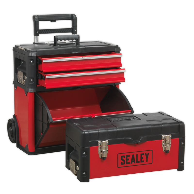 Mobile Steel/Composite Toolbox - 3 Compartment | Pipe Manufacturers Ltd..