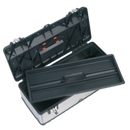 Stainless Steel Toolbox 580mm with Tote Tray | Pipe Manufacturers Ltd..