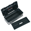 Stainless Steel Toolbox 580mm with Tote Tray | Pipe Manufacturers Ltd..