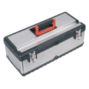 Stainless Steel Toolbox 580mm with Tote Tray | Pipe Manufacturers Ltd..