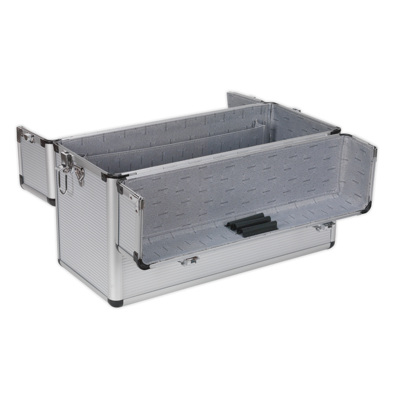 Tool Case Pilot Style Fully Polished Aluminium | Pipe Manufacturers Ltd..