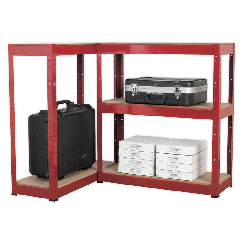 Racking Unit with 5 Shelves 150kg Capacity Per Level | Pipe Manufacturers Ltd..