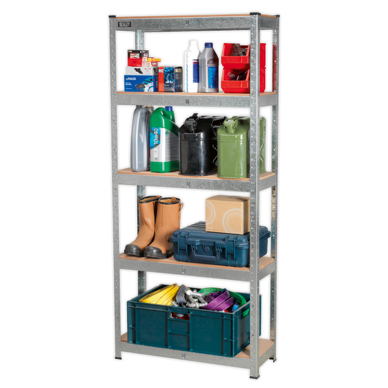 Racking Unit 5 Shelf 150kg Capacity Per Level | Pipe Manufacturers Ltd..