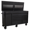 Mobile Tool Cabinet 1600mm with Power Tool Charging Drawer | Pipe Manufacturers Ltd..