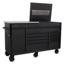 Mobile Tool Cabinet 1600mm with Power Tool Charging Drawer | Pipe Manufacturers Ltd..