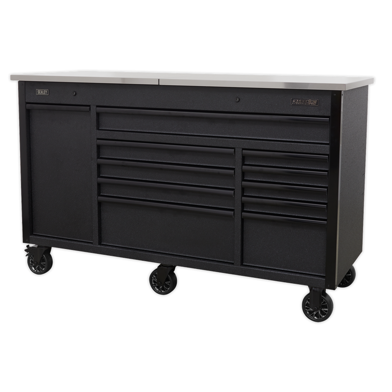 Mobile Tool Cabinet 1600mm with Power Tool Charging Drawer | Pipe Manufacturers Ltd..