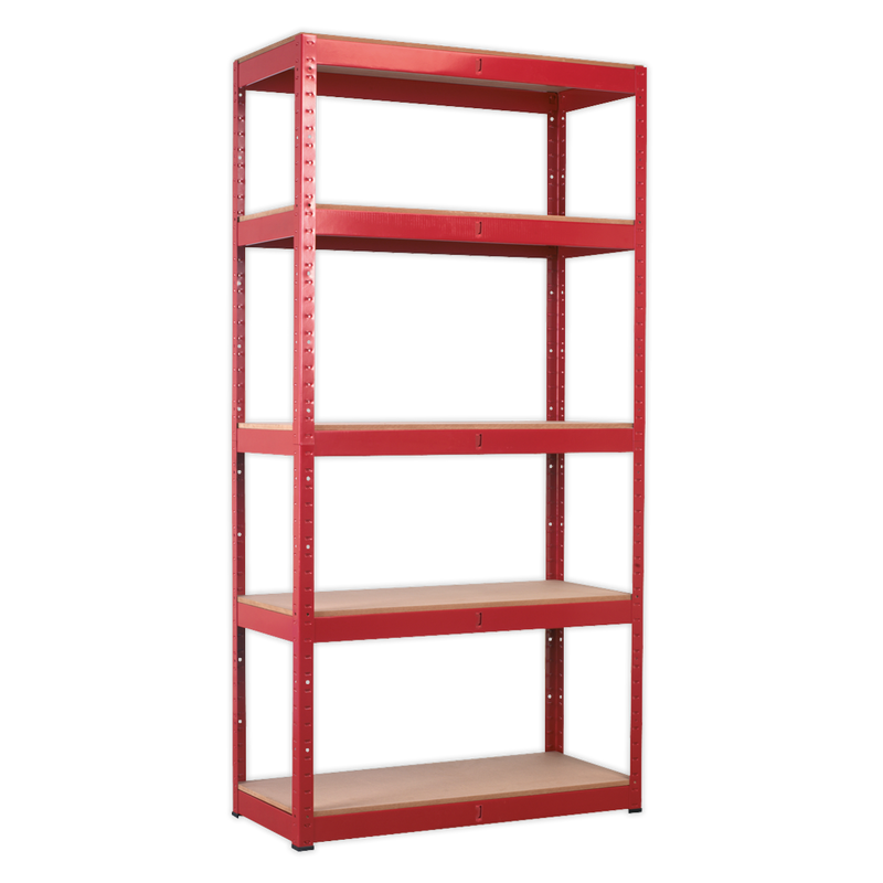 Racking Unit with 5 Shelves 350kg Capacity Per Level | Pipe Manufacturers Ltd..