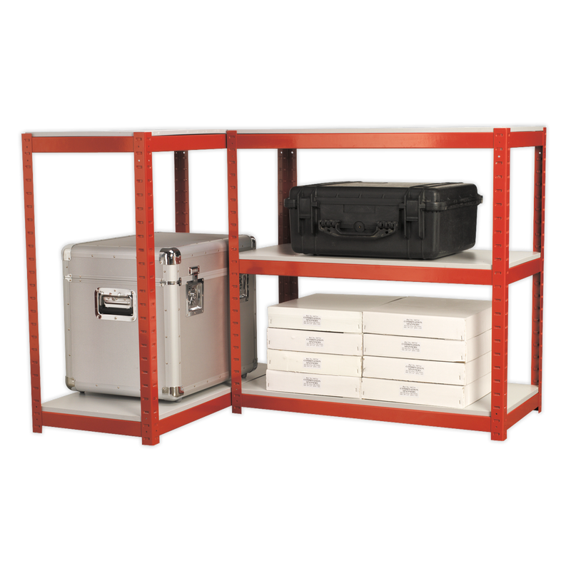 Racking Unit with 5 Shelves 500kg Capacity Per Level | Pipe Manufacturers Ltd..