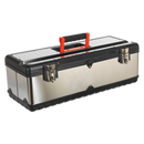Stainless Steel Toolbox 660mm with Tote Tray | Pipe Manufacturers Ltd..