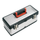 Stainless Steel Toolbox 660mm with Tote Tray | Pipe Manufacturers Ltd..