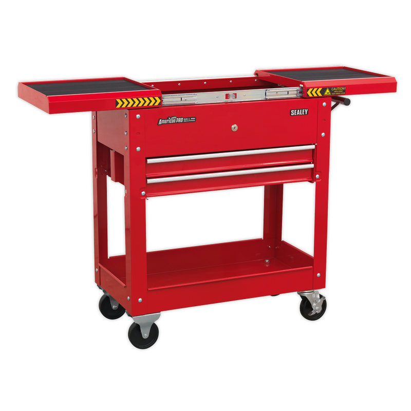 Mobile Tool & Parts Trolley - Red | Pipe Manufacturers Ltd..