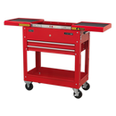 Mobile Tool & Parts Trolley - Red | Pipe Manufacturers Ltd..