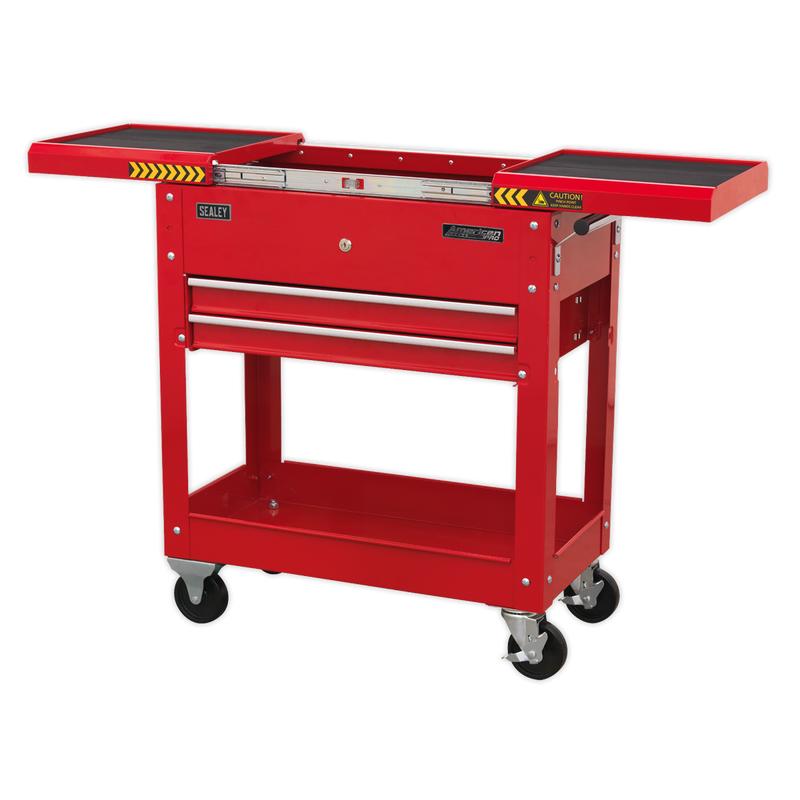 Mobile Tool & Parts Trolley - Red | Pipe Manufacturers Ltd..