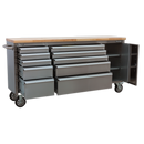 Mobile Stainless Steel Tool Cabinet 10 Drawer & Cupboard | Pipe Manufacturers Ltd..