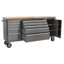 Mobile Stainless Steel Tool Cabinet 10 Drawer & Cupboard | Pipe Manufacturers Ltd..
