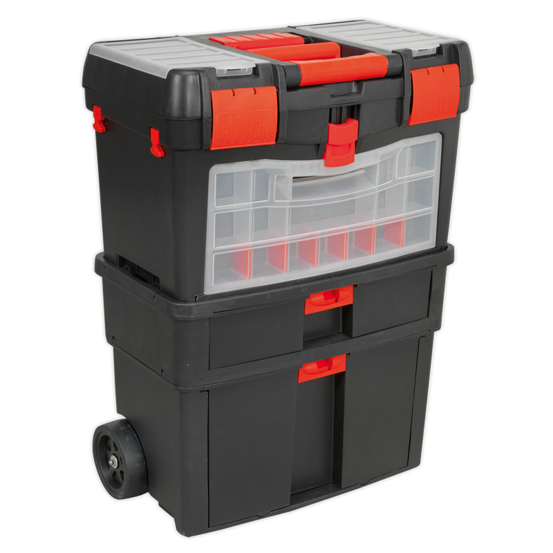Mobile Toolbox with Tote Tray & Removable Assortment Box | Pipe Manufacturers Ltd..