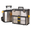 Mobile Stainless Steel/Composite Toolbox - 3 Compartment | Pipe Manufacturers Ltd..