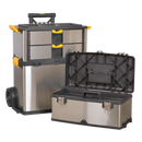 Mobile Stainless Steel/Composite Toolbox - 3 Compartment | Pipe Manufacturers Ltd..