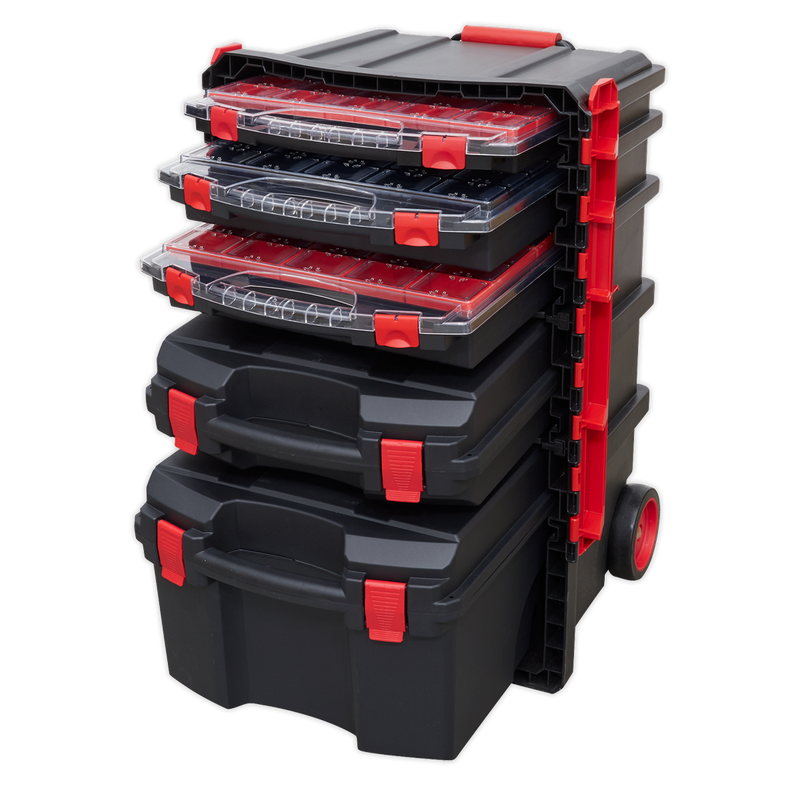 Professional Mobile Toolbox with 5 Removable Storage Cases | Pipe Manufacturers Ltd..