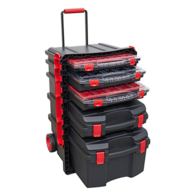 Professional Mobile Toolbox with 5 Removable Storage Cases | Pipe Manufacturers Ltd..