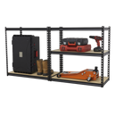 Racking Unit with 5 Shelves 340kg Capacity Per Level | Pipe Manufacturers Ltd..
