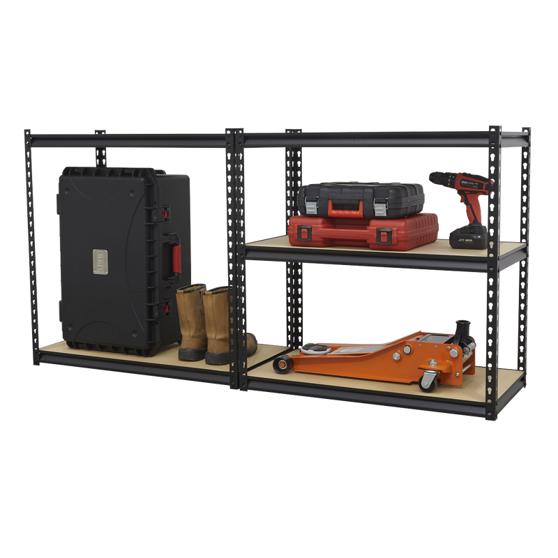 Racking Unit with 5 Shelves 340kg Capacity Per Level | Pipe Manufacturers Ltd..