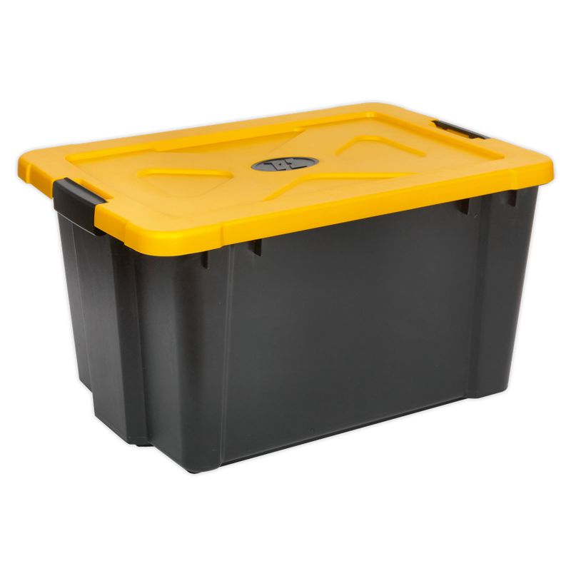 Composite Stackable Storage Box with Lid 54L | Pipe Manufacturers Ltd..