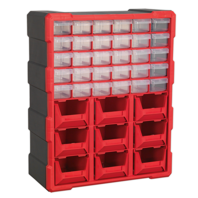 Cabinet Box 39 Drawer - Red/Black | Pipe Manufacturers Ltd..