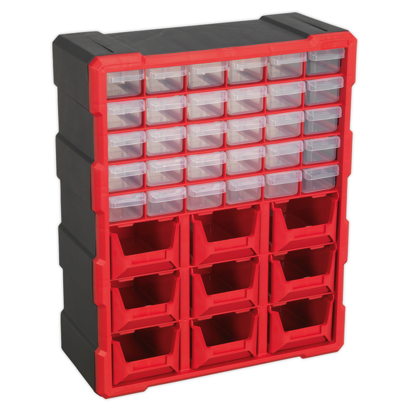 Cabinet Box 39 Drawer - Red/Black | Pipe Manufacturers Ltd..