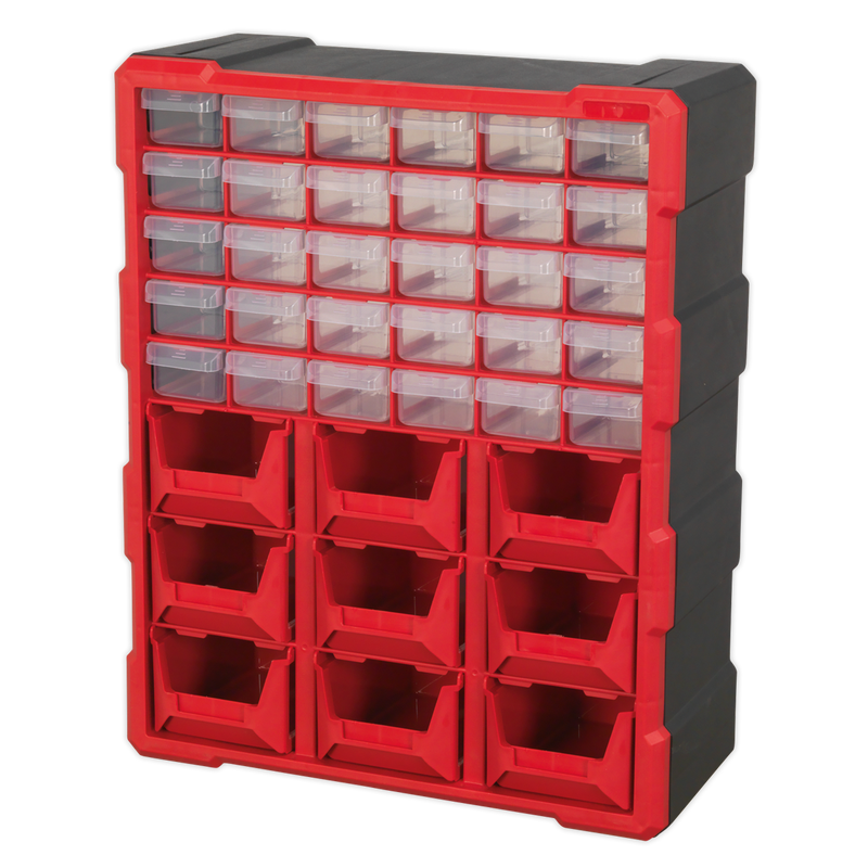 Cabinet Box 39 Drawer - Red/Black | Pipe Manufacturers Ltd..