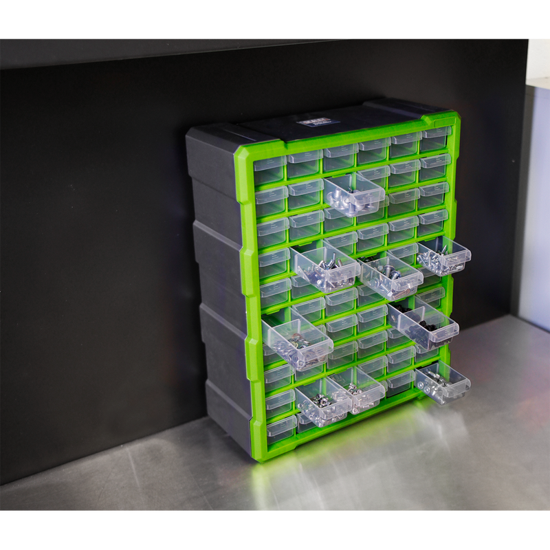 Cabinet Box 60 Drawer - Hi-Vis Green/Black | Pipe Manufacturers Ltd..