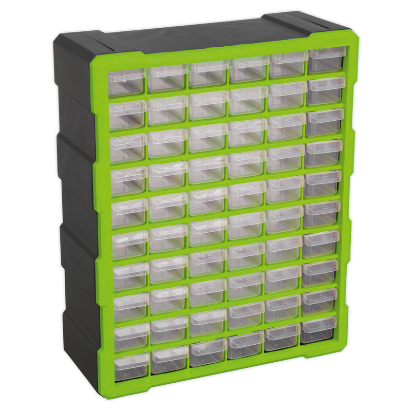 Cabinet Box 60 Drawer - Hi-Vis Green/Black | Pipe Manufacturers Ltd..