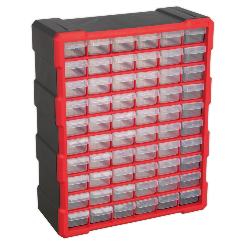 Cabinet Box 60 Drawer - Red/Black | Pipe Manufacturers Ltd..