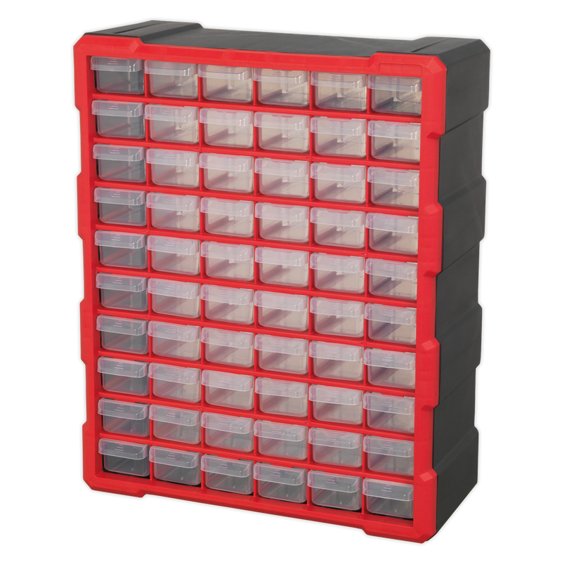 Cabinet Box 60 Drawer - Red/Black | Pipe Manufacturers Ltd..