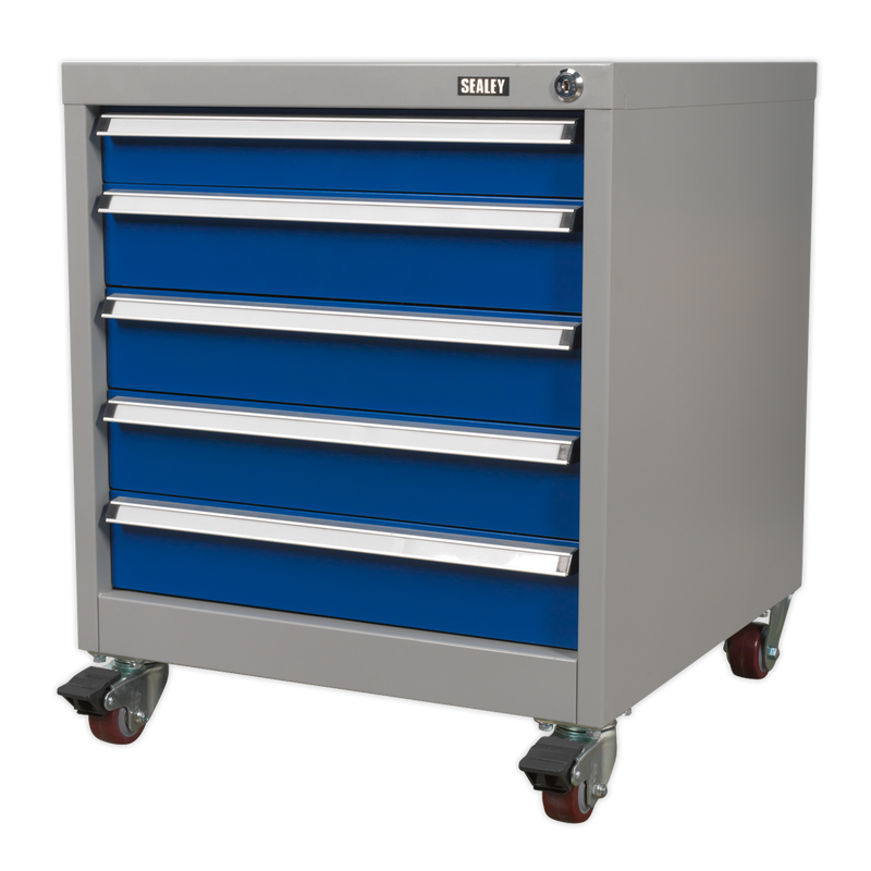 Mobile Industrial Cabinet 5 Drawer | Pipe Manufacturers Ltd..