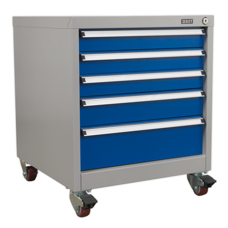 Mobile Industrial Cabinet 5 Drawer | Pipe Manufacturers Ltd..