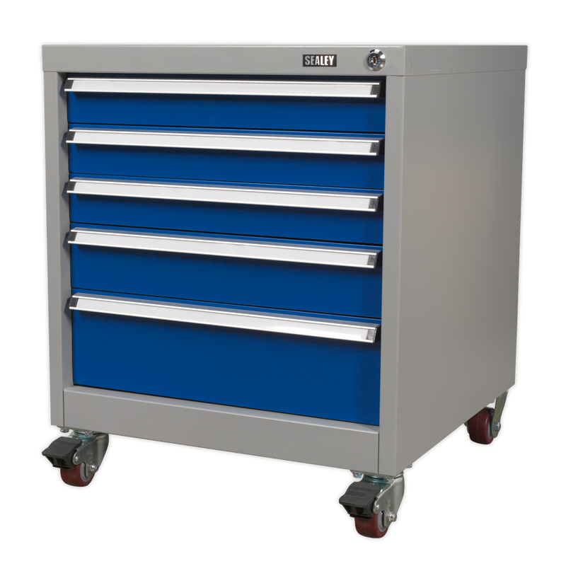 Mobile Industrial Cabinet 5 Drawer | Pipe Manufacturers Ltd..