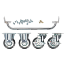 Industrial Handle & Wheel Kit for 565mm Cabinets | Pipe Manufacturers Ltd..