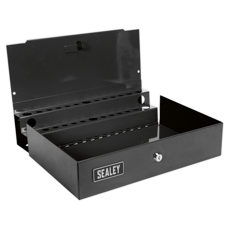 Side Cabinet for Long Handle Tools - Black | Pipe Manufacturers Ltd..